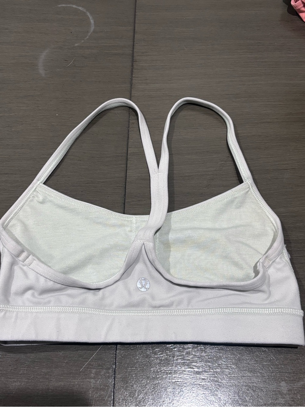 lululemon athletica White Racerback Sports Bra